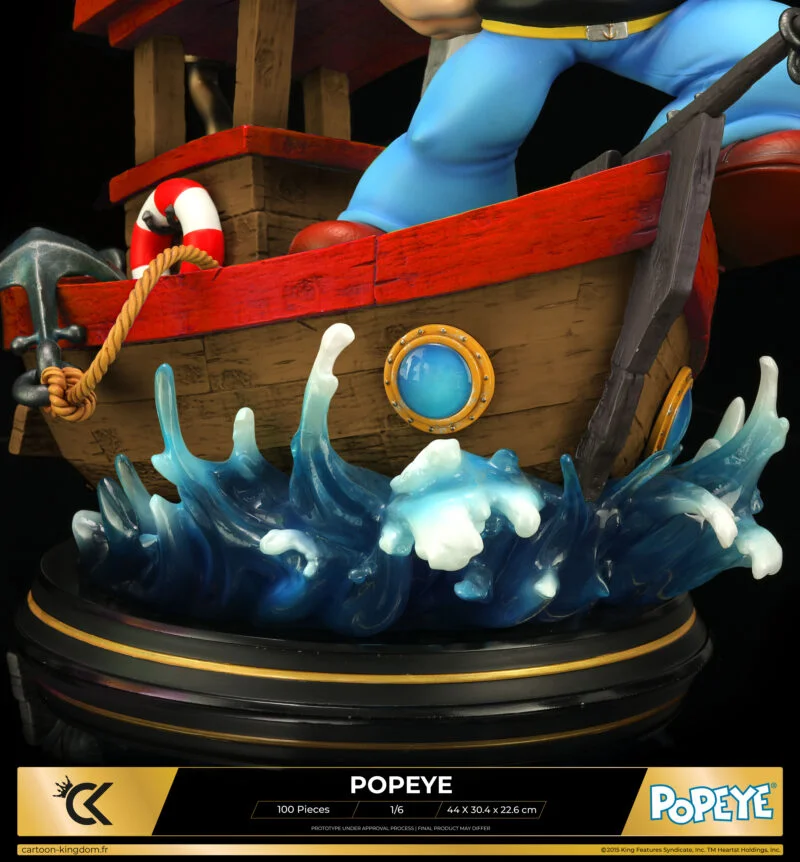 Cartoon Kingdom - 1:6 Statues - Popeye "Olive Version" Statue 44cm - flash vidéo