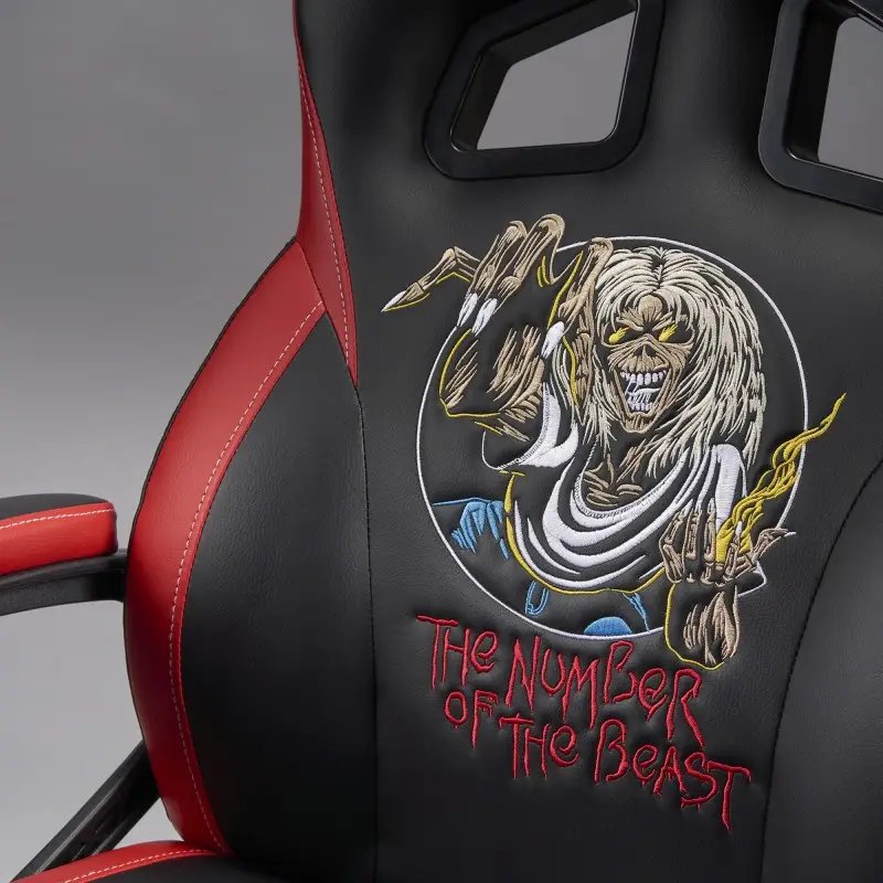 Subsonic - Iron Maiden - Chaise Gaming - The Number of the Beast - flash vidéo