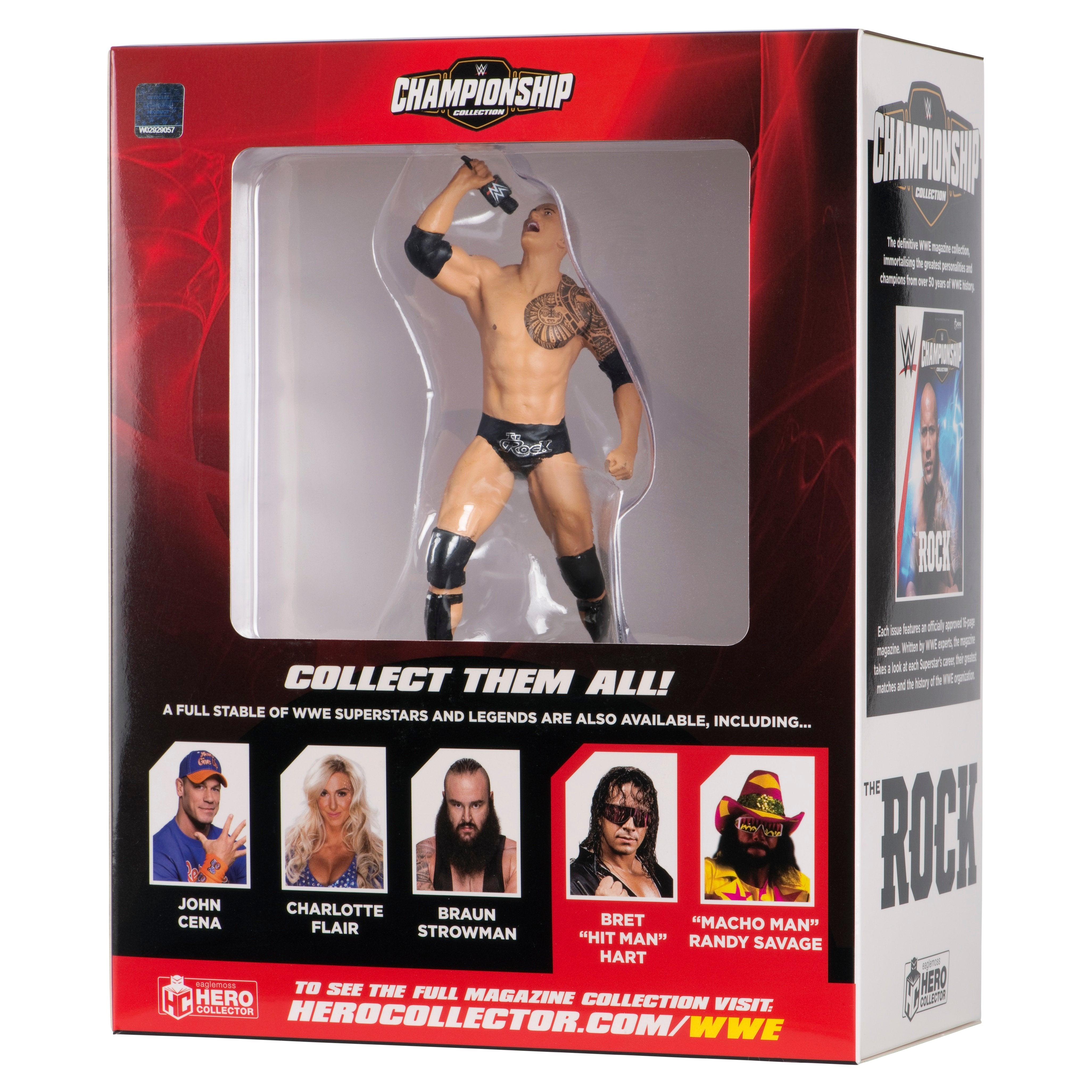 WWE - Figurine de The Rock au 1:16 - flash vidéo
