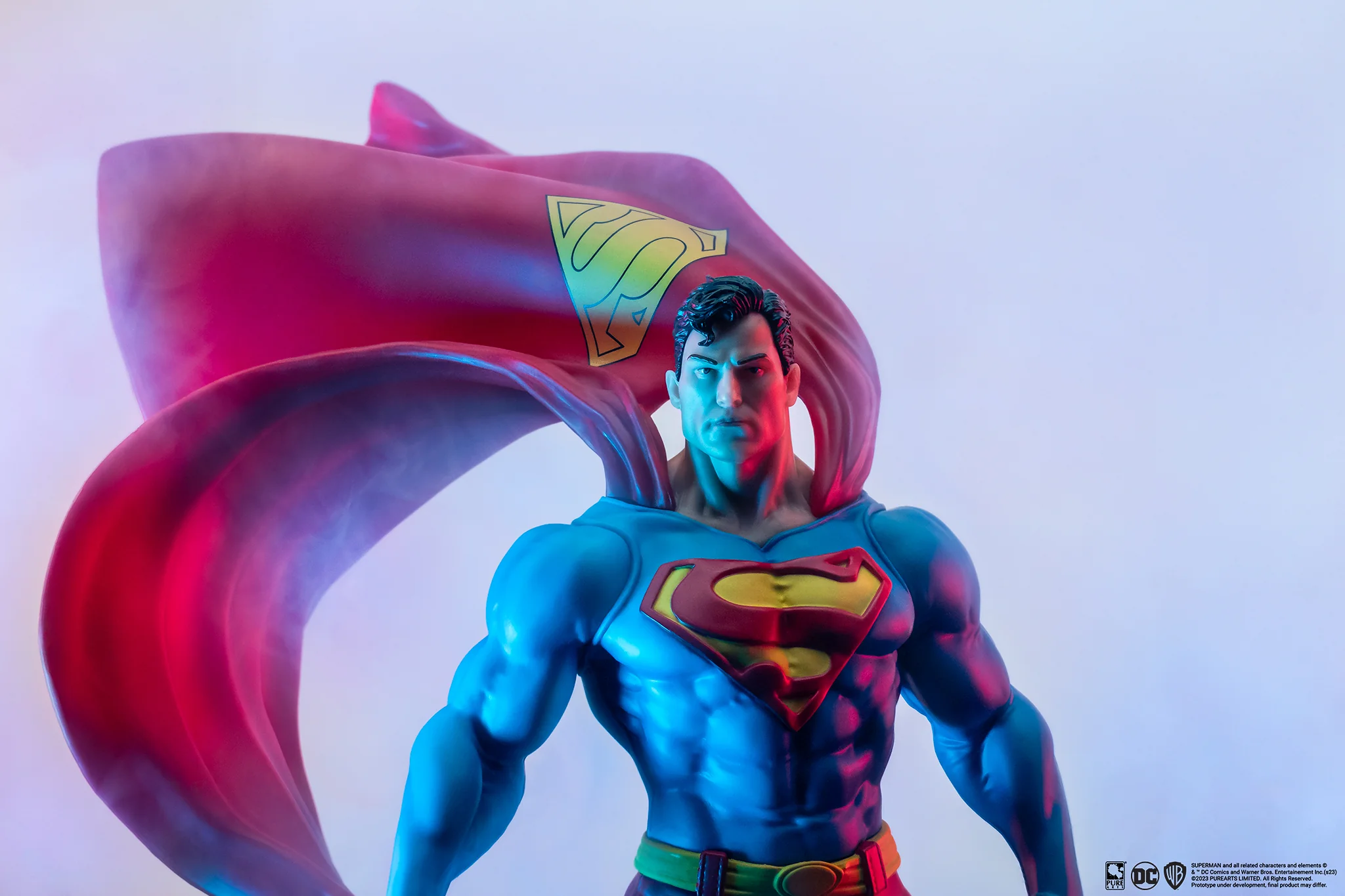 PureArts - 1:8 PVC Statues - DC Heroes - Superman Classic PX Statue 30cm - flash vidéo