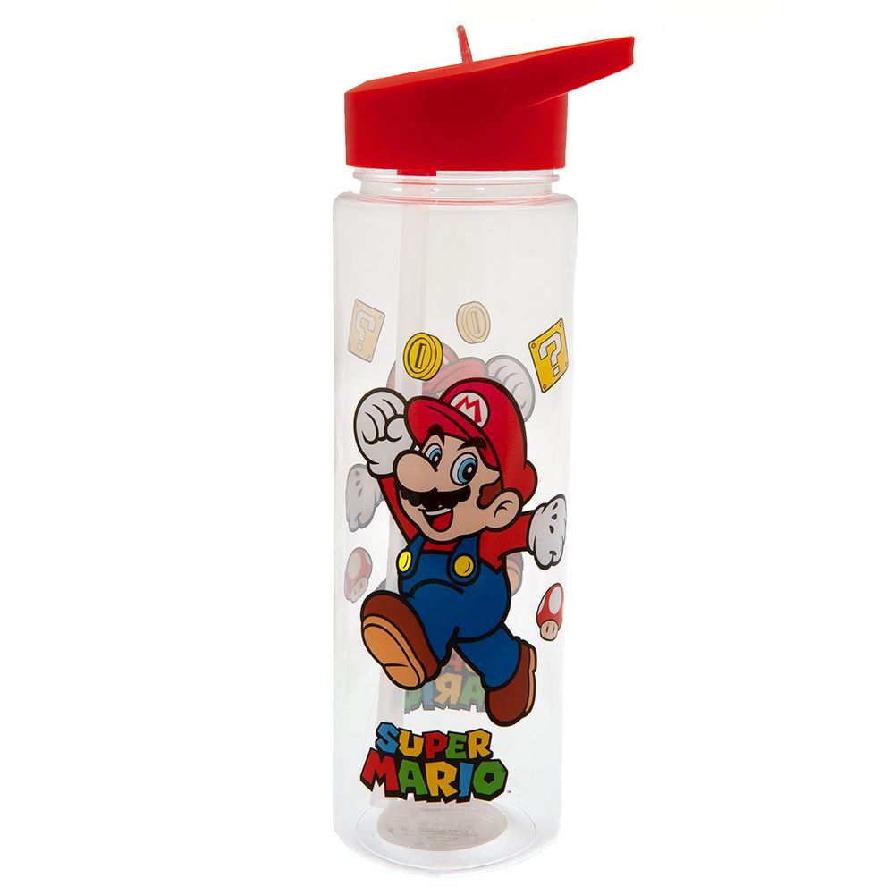 Super Mario Bros. - Bouteille en plastique Champignon 540ml - flash vidéo