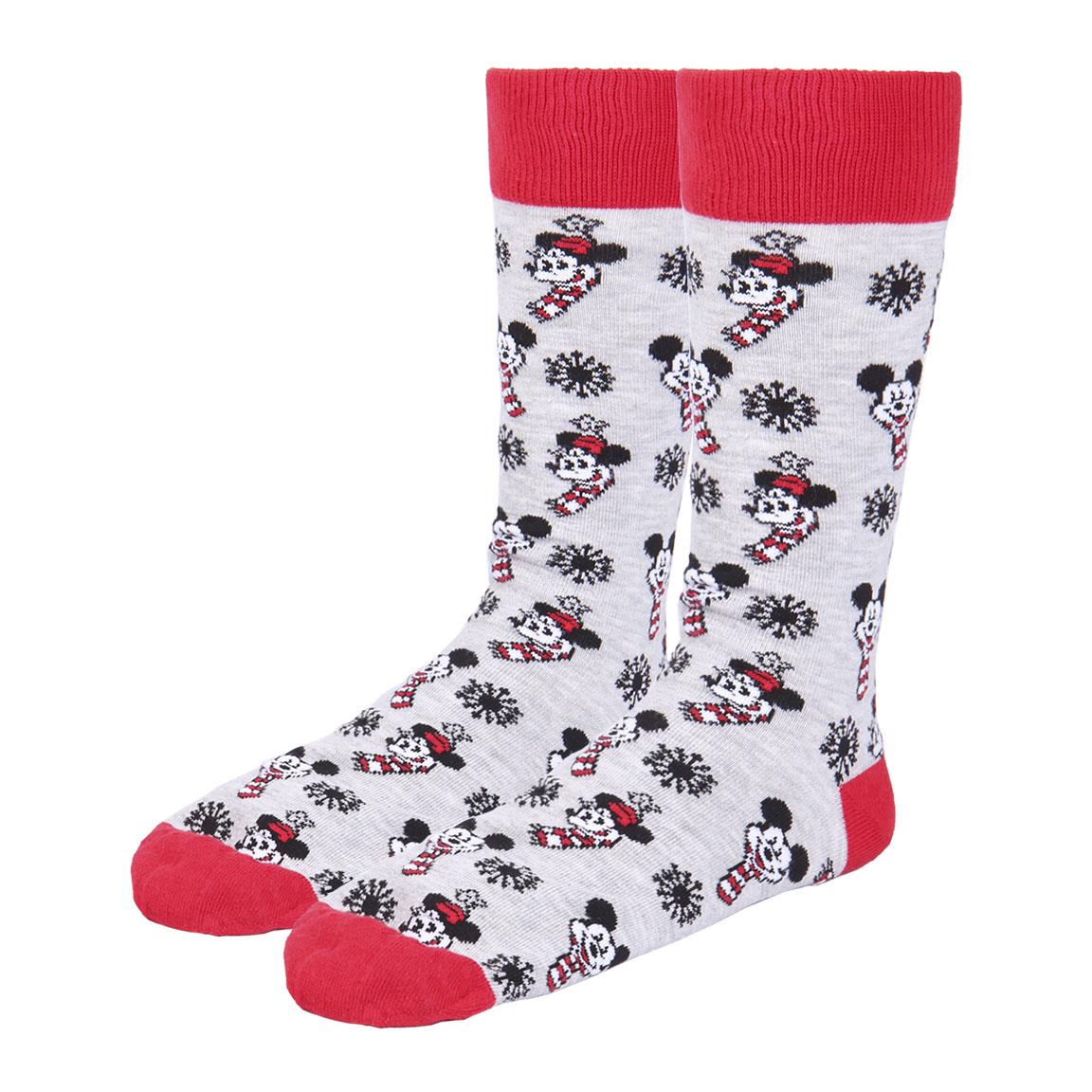Disney - Pack de 3 paires de chaussettes Mickey Noël (Taille 40-46) - flash vidéo