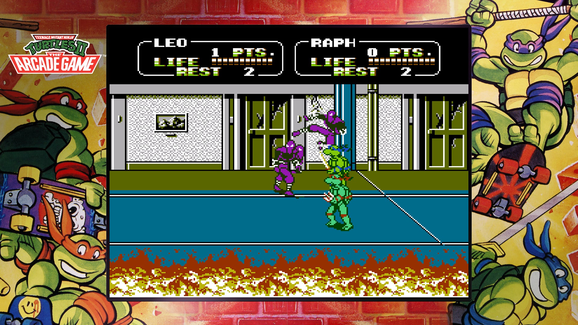 Teenage Mutant Ninja Turtles : The Cowabunga Collection - flash vidéo