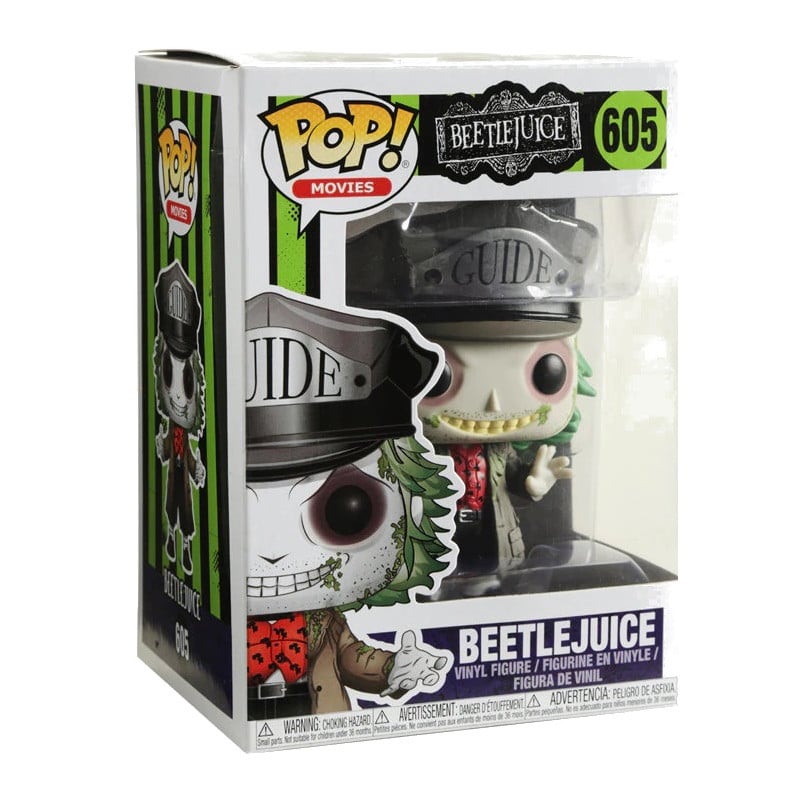 Funko Pop! Movies: Beetlejuice - Beetlejuice (with Guide Hat) - flash vidéo