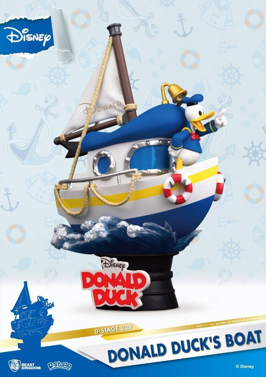 Disney - Diorama-029 - Donald Duck's et son bateau - flash vidéo