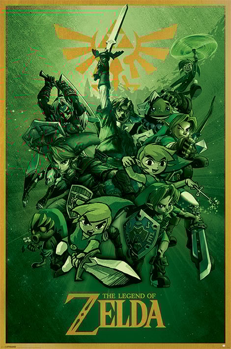 The Legend of Zelda - Link Maxi Poster - flash vidéo