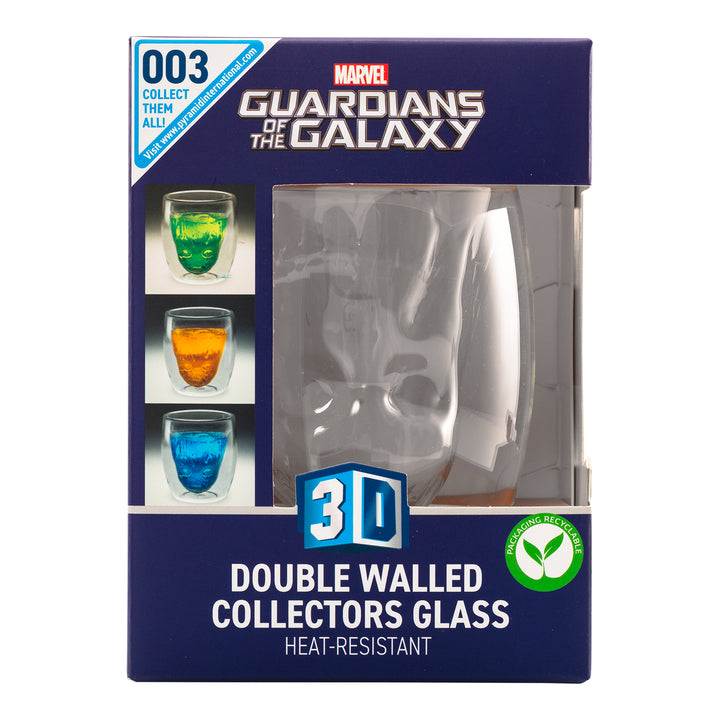 Marvel - Gobelet 3D Collector en verre "Groot" - flash vidéo