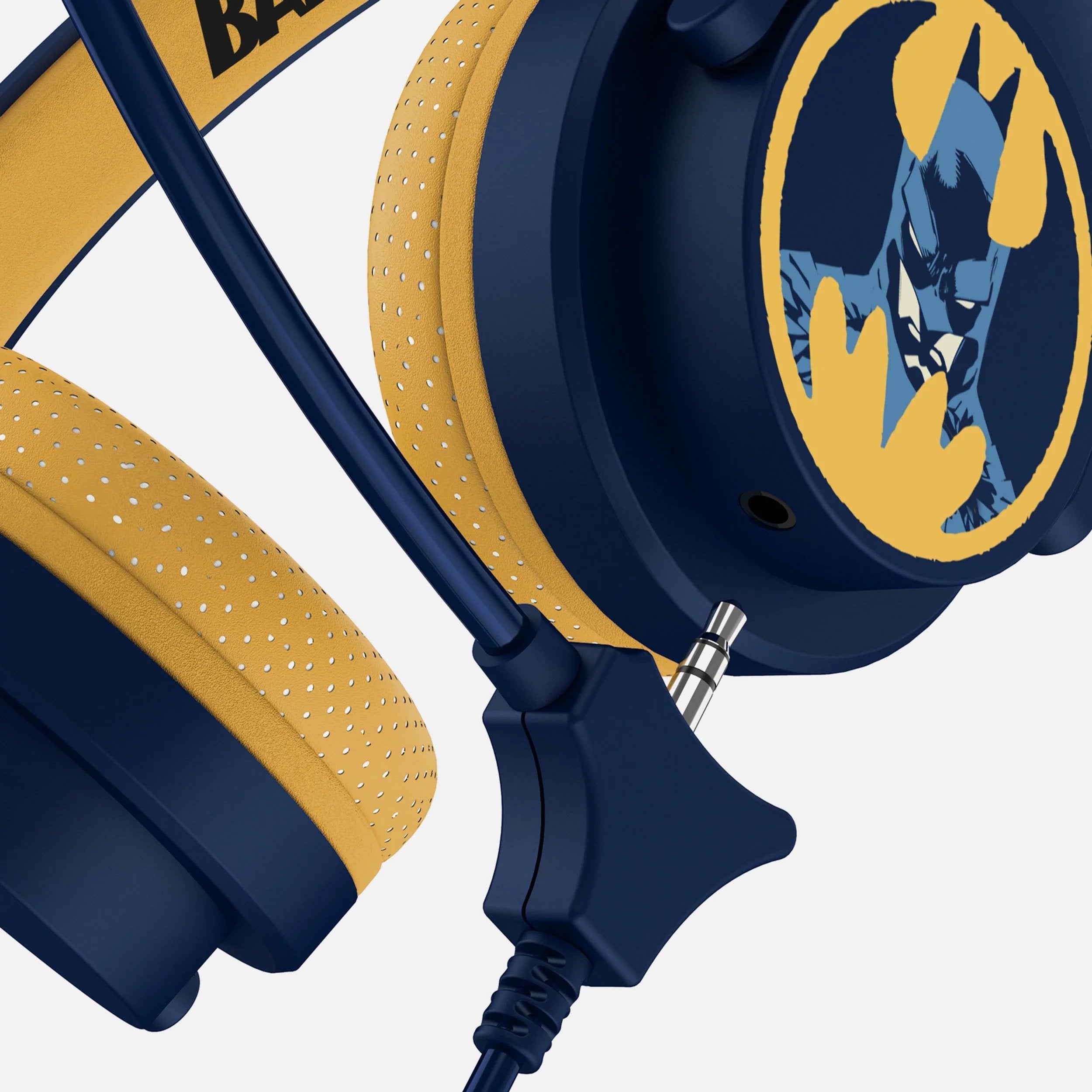 Batman - Casque interactif Emblème de Batman pour enfants avec microphone - flash vidéo