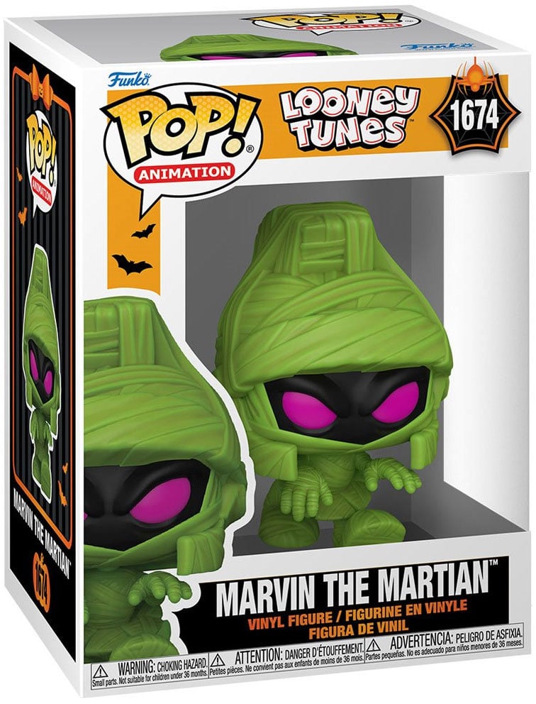 Funko Pop! Animation: Looney Tunes Halloween - Marvin the Martian (Mummy) - flash vidéo