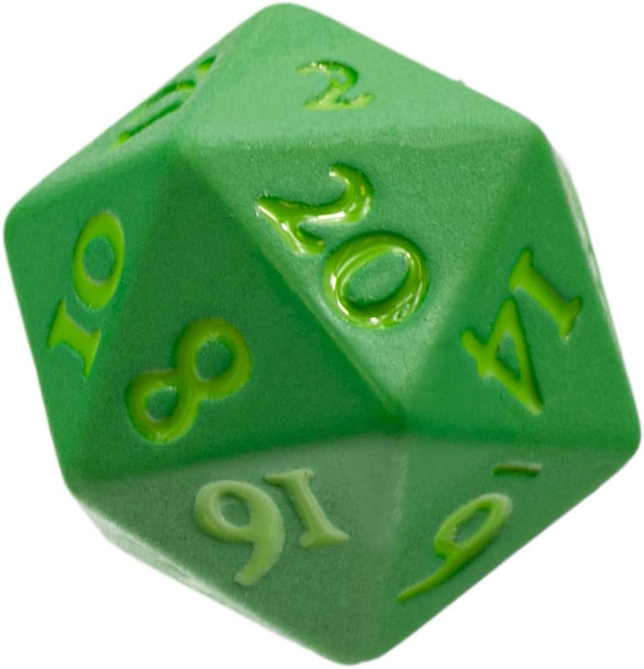 Ultra Pro - Vivid Heavy Metal D20 : Vert - flash vidéo