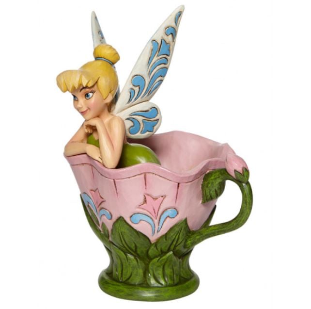 ENESCO - Disney Fée Clochette Assise sur une Fleur Figurine - flash vidéo