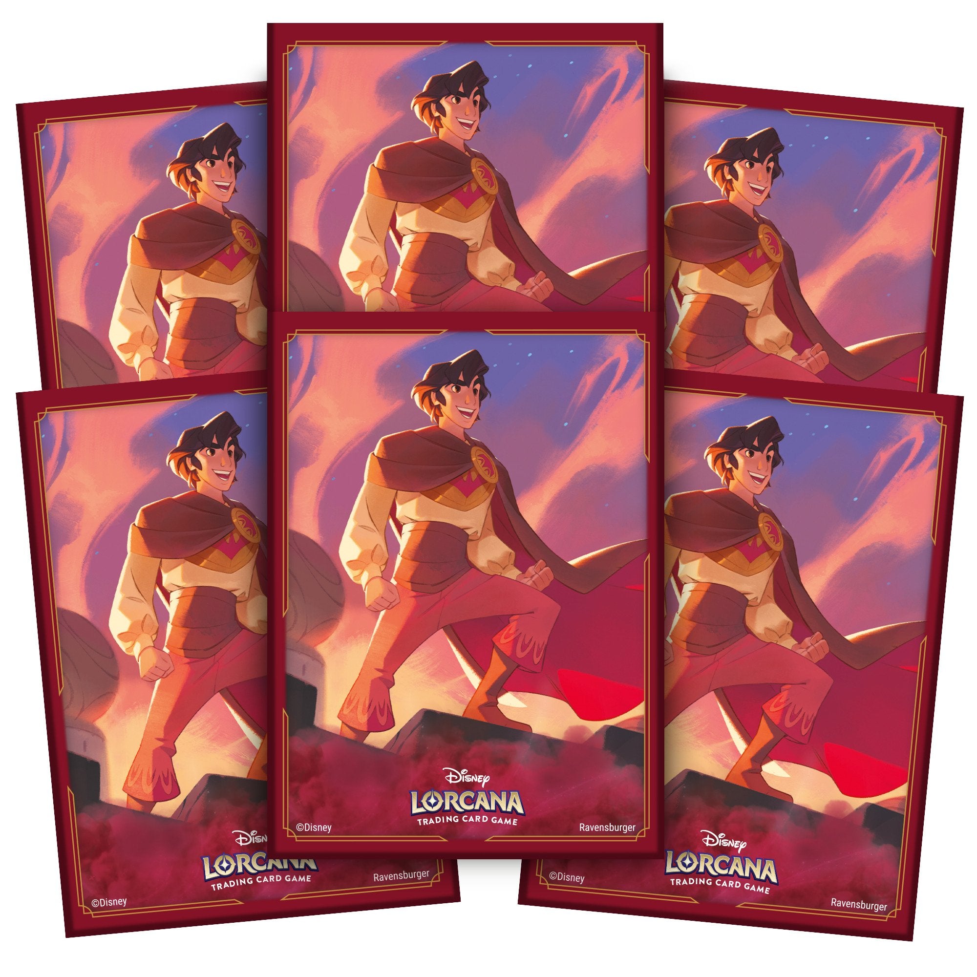 Disney Lorcana JCC : Ciel Scintillant - Pack de 65 Protèges-cartes Aladdin - flash vidéo