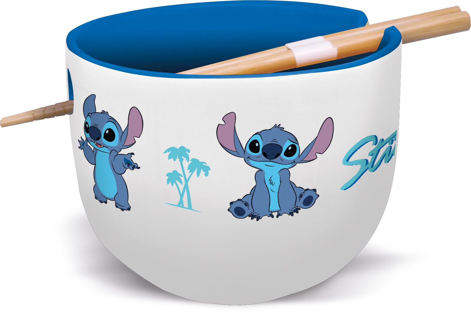 Disney - Bol à ramen avec baguettes Stitch - flash vidéo