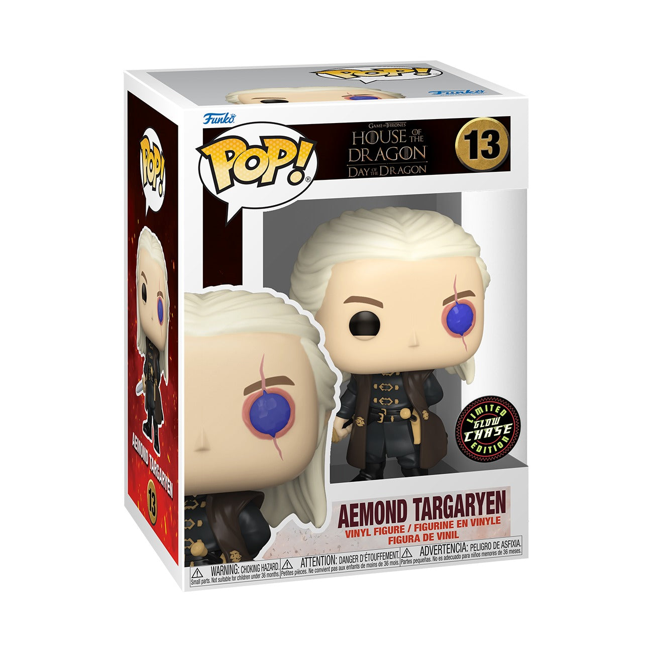 Funko Pop! TV: House of the Dragon - Aemond Targaryen (Chance of Special Chase Edition) - flash vidéo