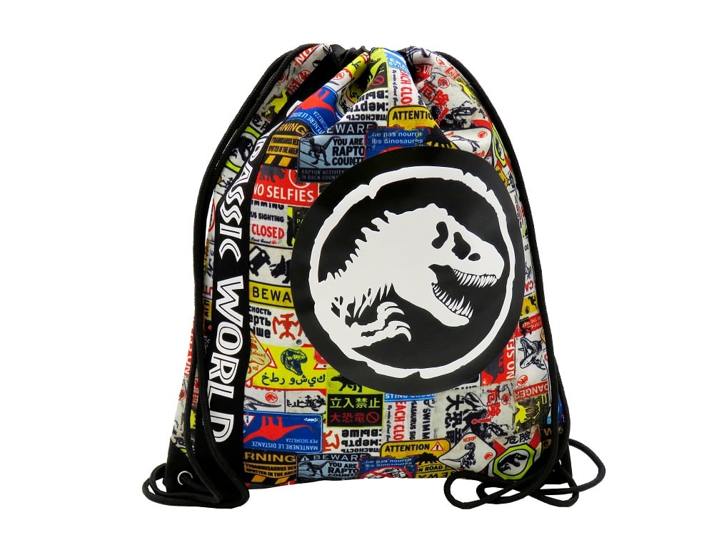 Jurassic World - Sac à dos à cordons "Danger" - flash vidéo