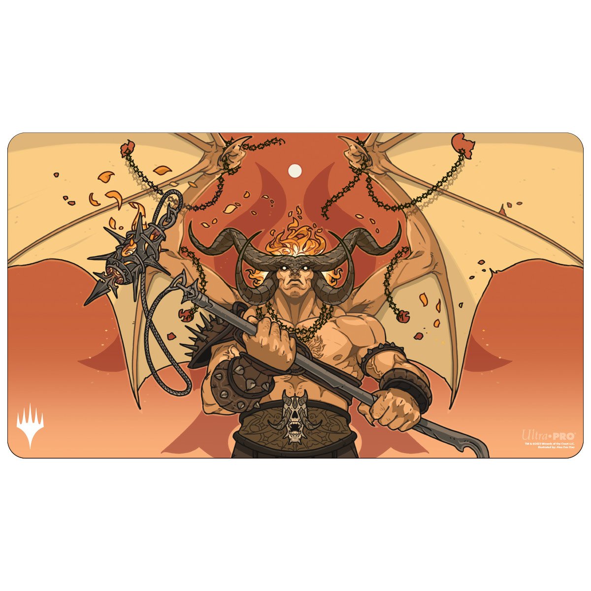 Ultra Pro - Magic: The Gathering - Murders at Karlov Manor - Tapis de jeu Rakdos, Patron du Chaos (60 x 34 cm) - flash vidéo