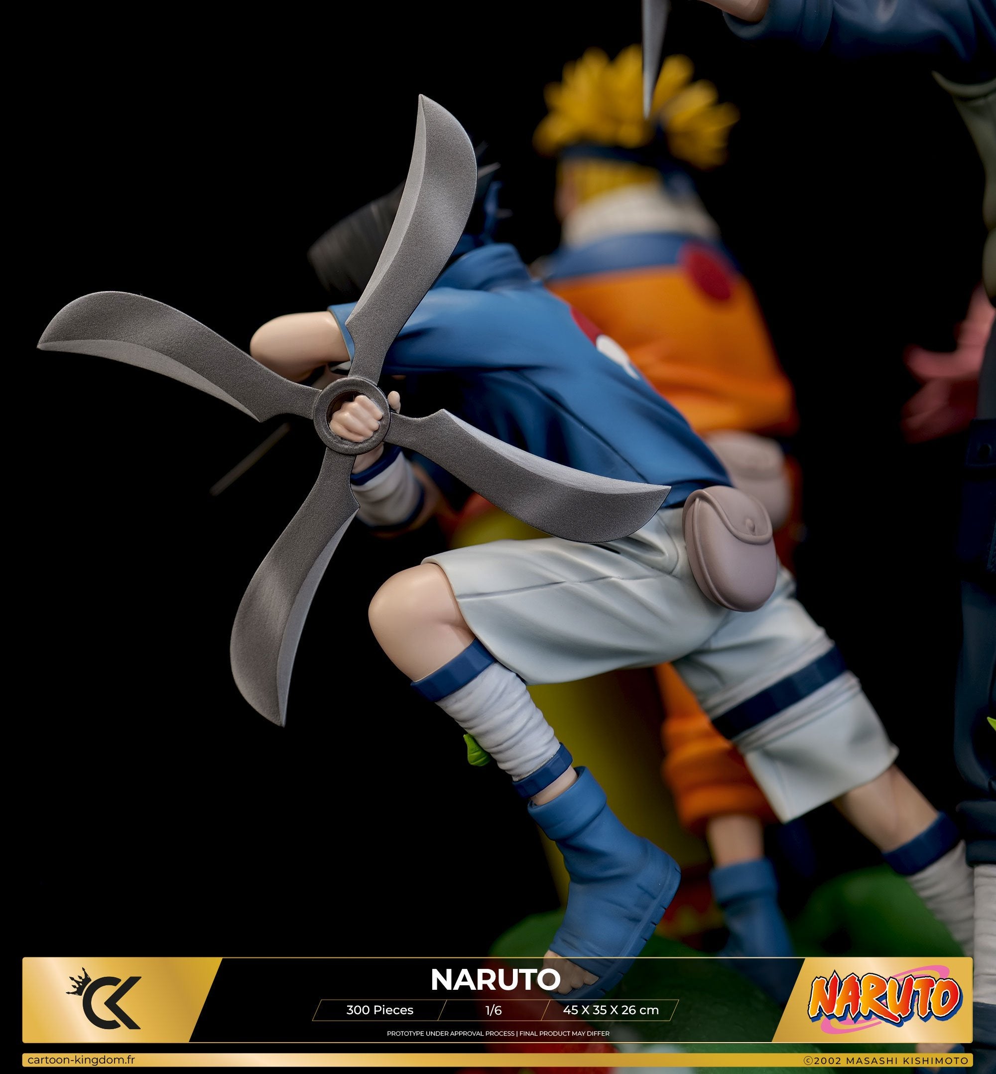 Cartoon Kingdom - 1:6 Statues - Naruto "Team 7" Statue 45cm - flash vidéo