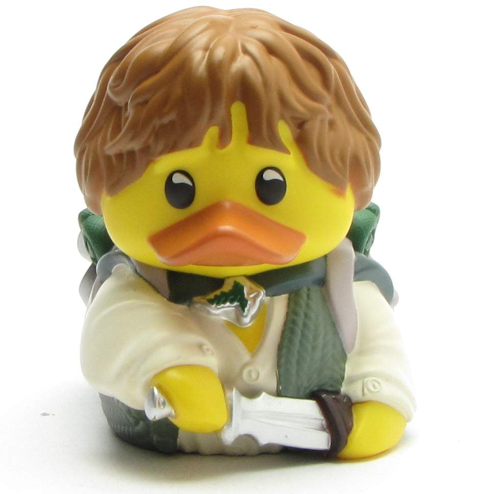 Best of TUBBZ Boîte Canard de bain - Le Seigneur des anneaux - Samsagace Gamegie - flash vidéo