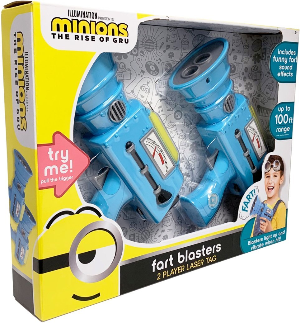 Minions - Laser Game Fart Blasters pour 2 joueurs - flash vidéo