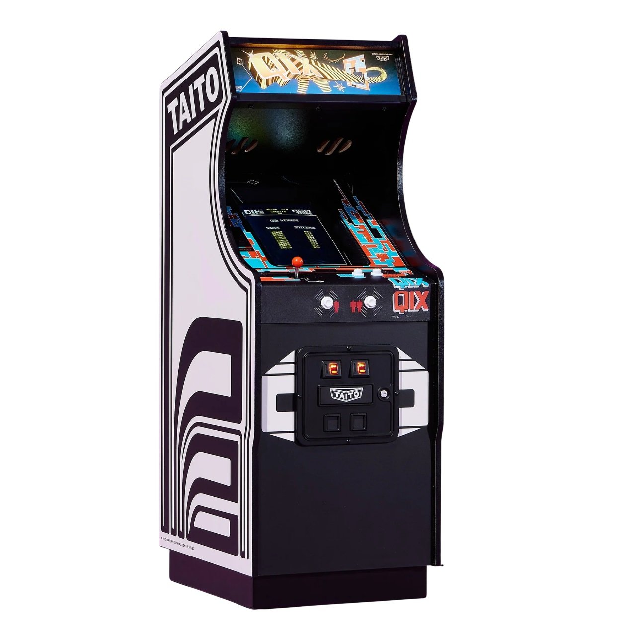 Numskull - Cabine d'arcade QIX à l'échelle 1/4 - flash vidéo