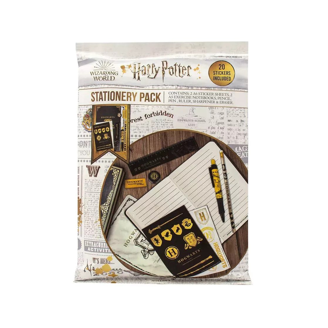 Harry Potter - Kit de papeterie Poudlard - flash vidéo