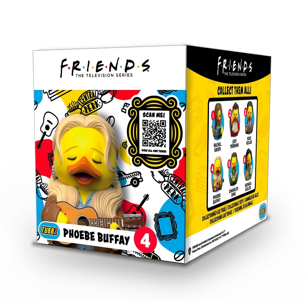 Numskull - Best of TUBBZ Boîte Canard de bain - Friends - Phoebe Buffay - 9cm - flash vidéo