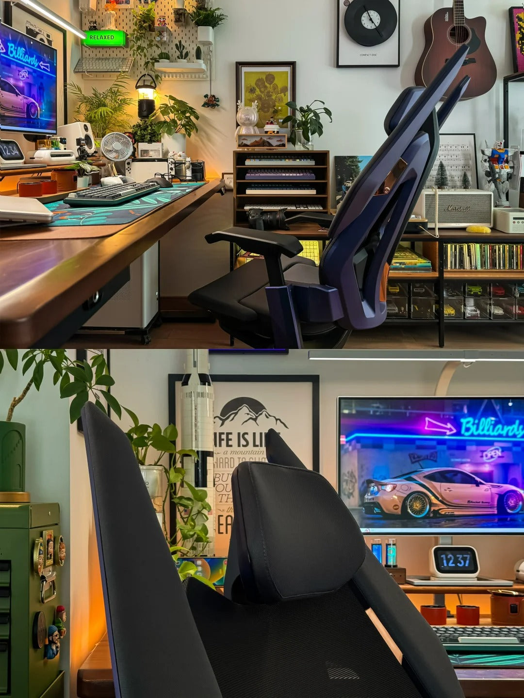 Chaise de bureau ergonomique TGIF T0 Pro Bleue - flash vidéo