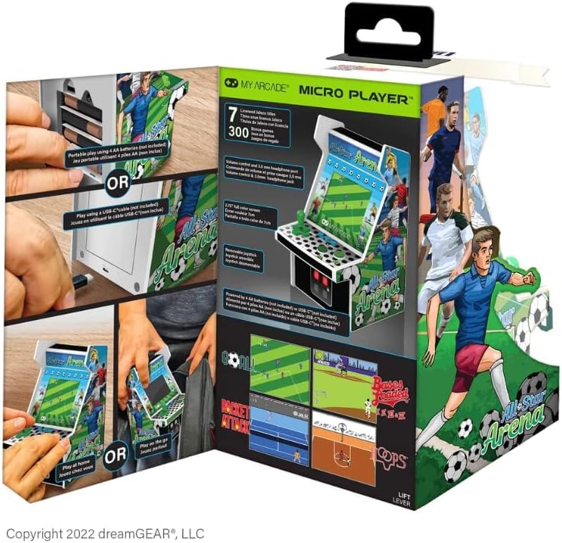 My Arcade - Micro Player The All-Star Arena (307 Jeux en 1) - flash vidéo