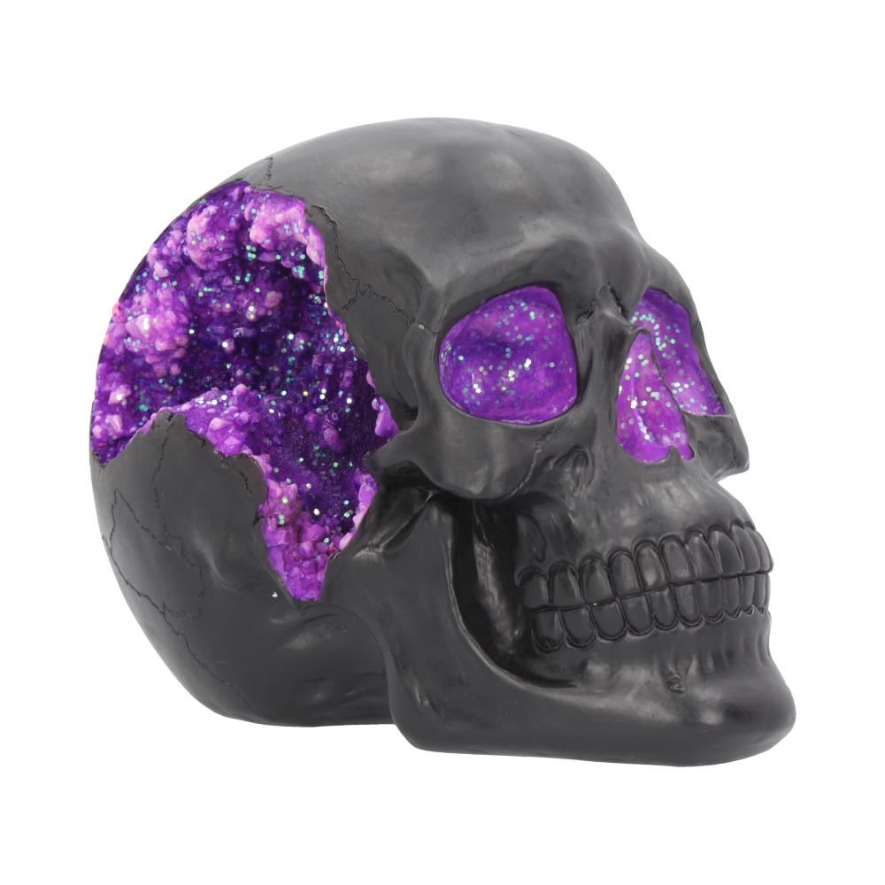 Geode Skull 17cm - flash vidéo