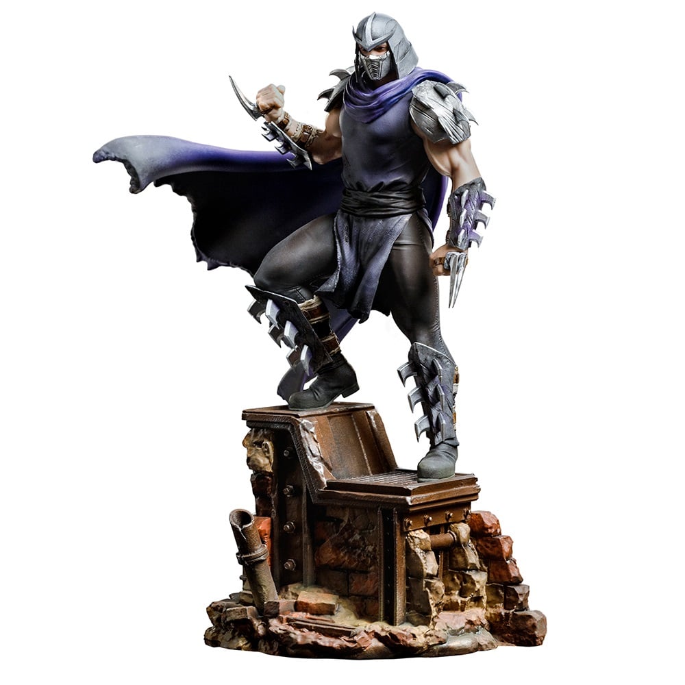 Iron Studios - BDS Arts Scale 1/10 - Teenage Mutant Ninja Turtles - Shredder Statue 28cm - flash vidéo