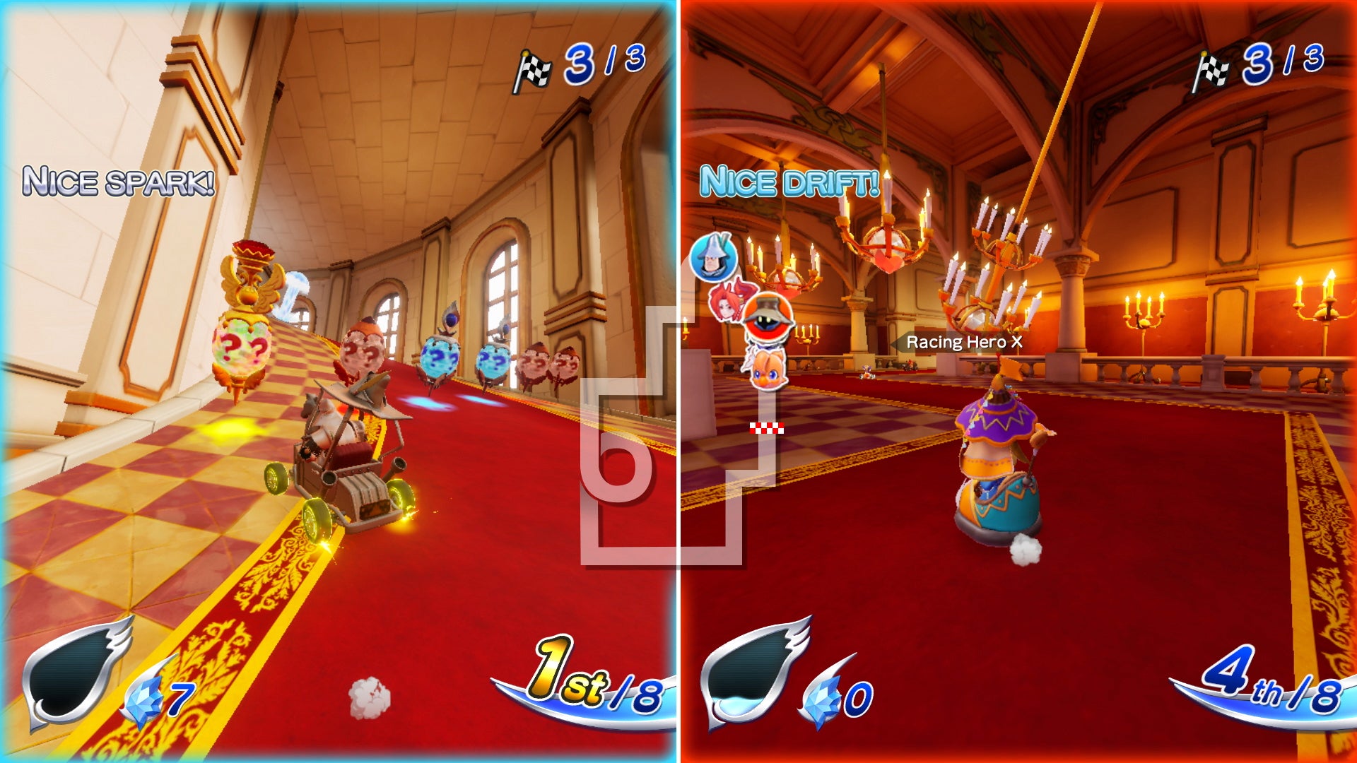 Chocobo GP - flash vidéo