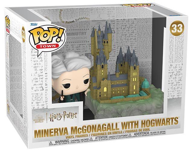 Funko Pop! Town: Harry Potter and the Chamber of Secrets 20th Anniversary - Minerva McGonagall with Hogwarts ENG Merchandising - flash vidéo