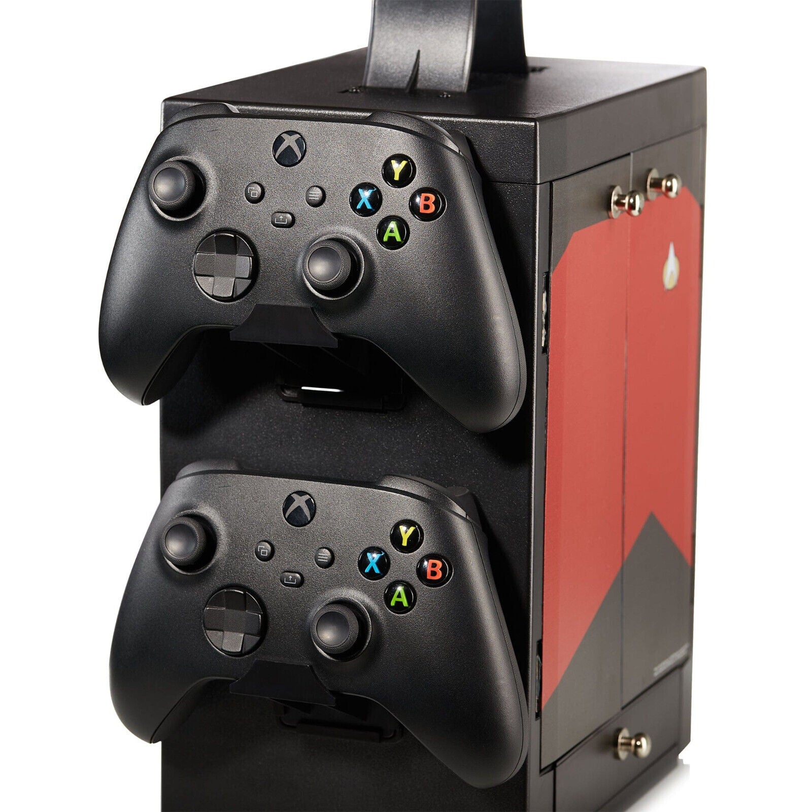 CBS - Meuble de rangement officiel Star Trek Rouge pour gamer - flash vidéo