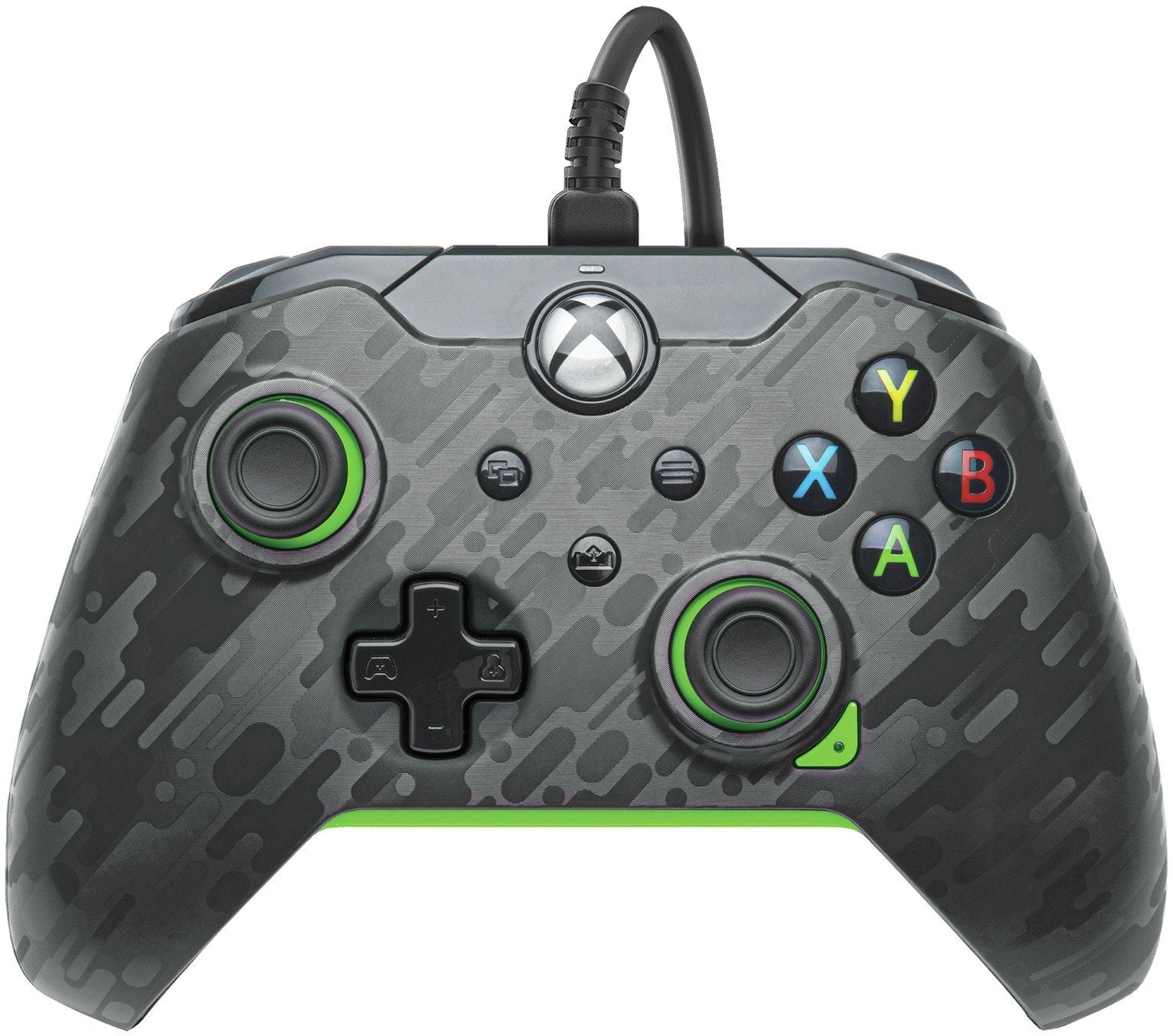 PDP - Manette de jeu filaire Neon Carbon pour Xbox Series X|S, Xbox One et Windows 10 - flash vidéo