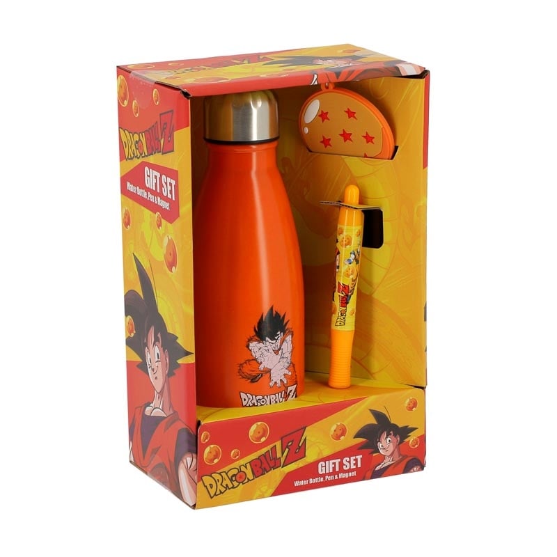 Dragon Ball Z - Coffret cadeau Gourde et accessoires La puissance des Saiyans - flash vidéo