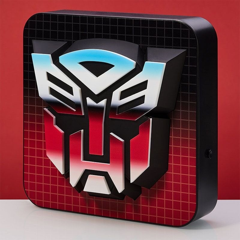 Transformers - Lampe de bureau / Applique murale 3D Autobots Logo - flash vidéo