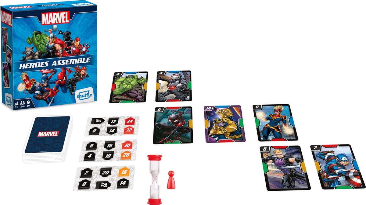 Shuffle - Marvel Heroes Assemble - Jeu de Cartes - flash vidéo