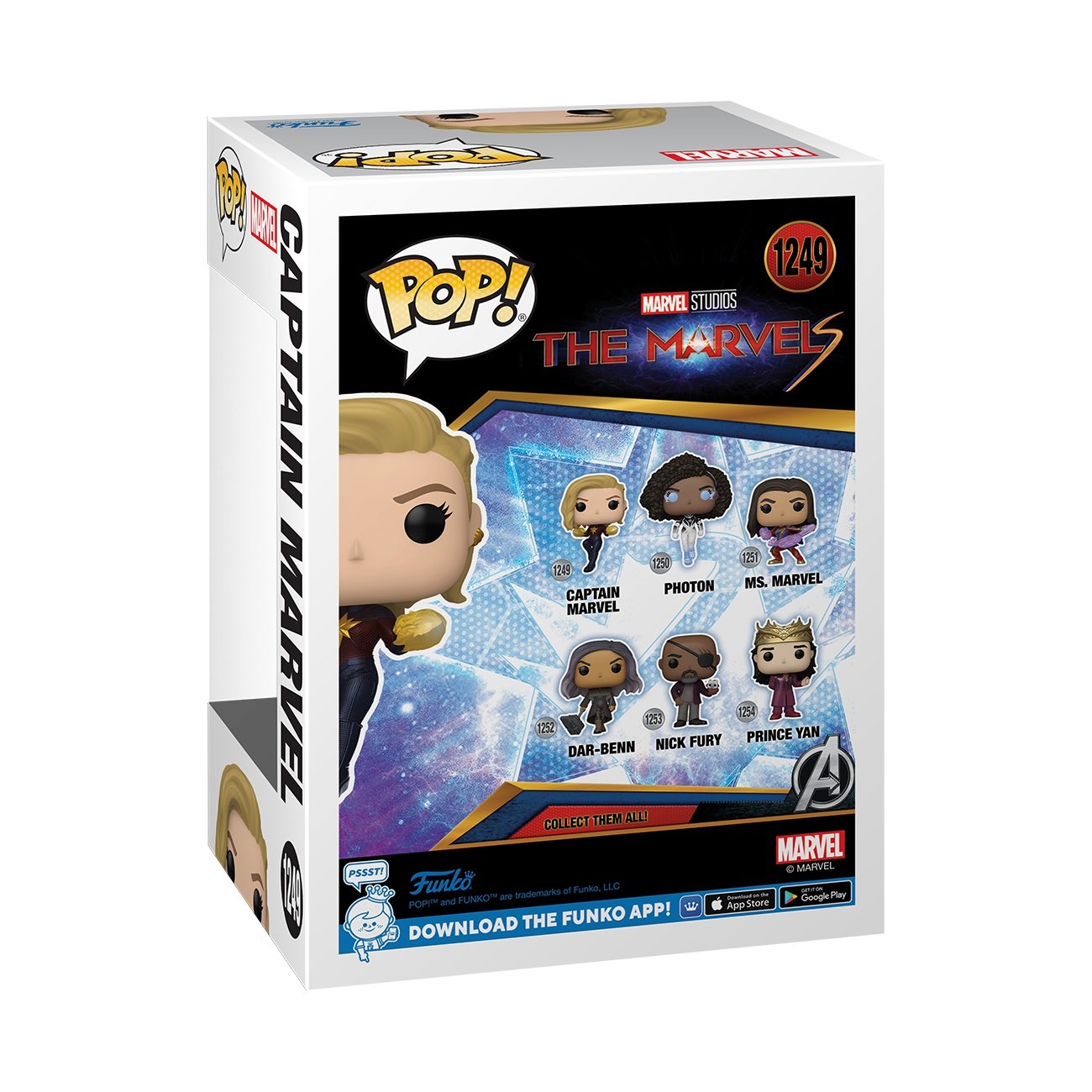 Funko Pop! Vinyl: The Marvels - Captain Marvel - flash vidéo