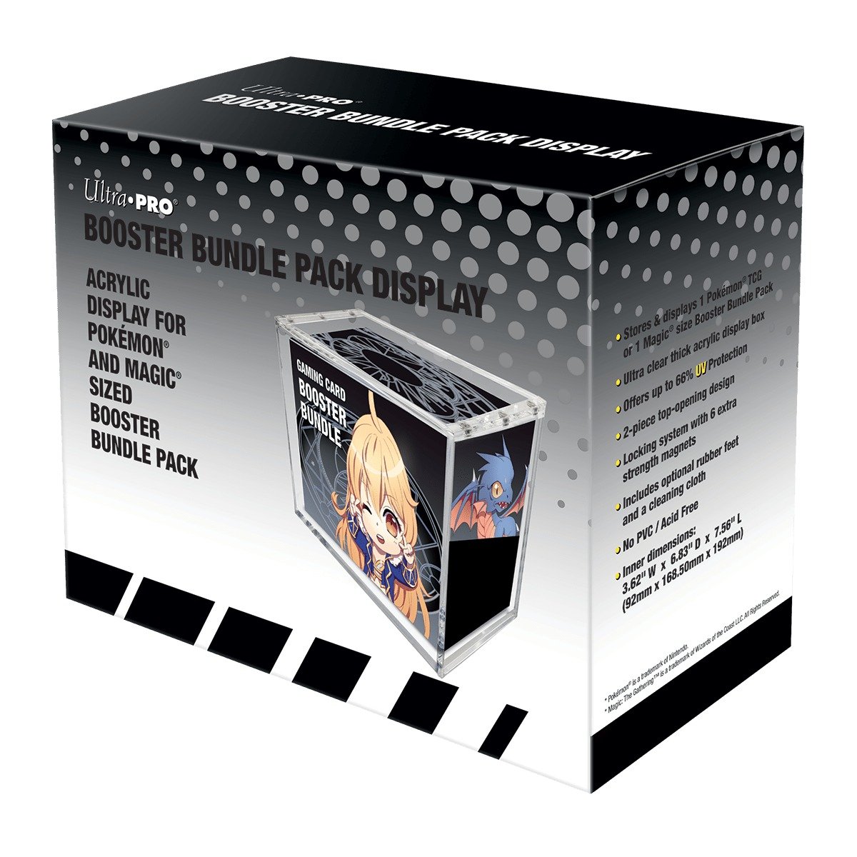 Ultra Pro - Boite de protection en acrylique pour display de pack de Booster - flash vidéo
