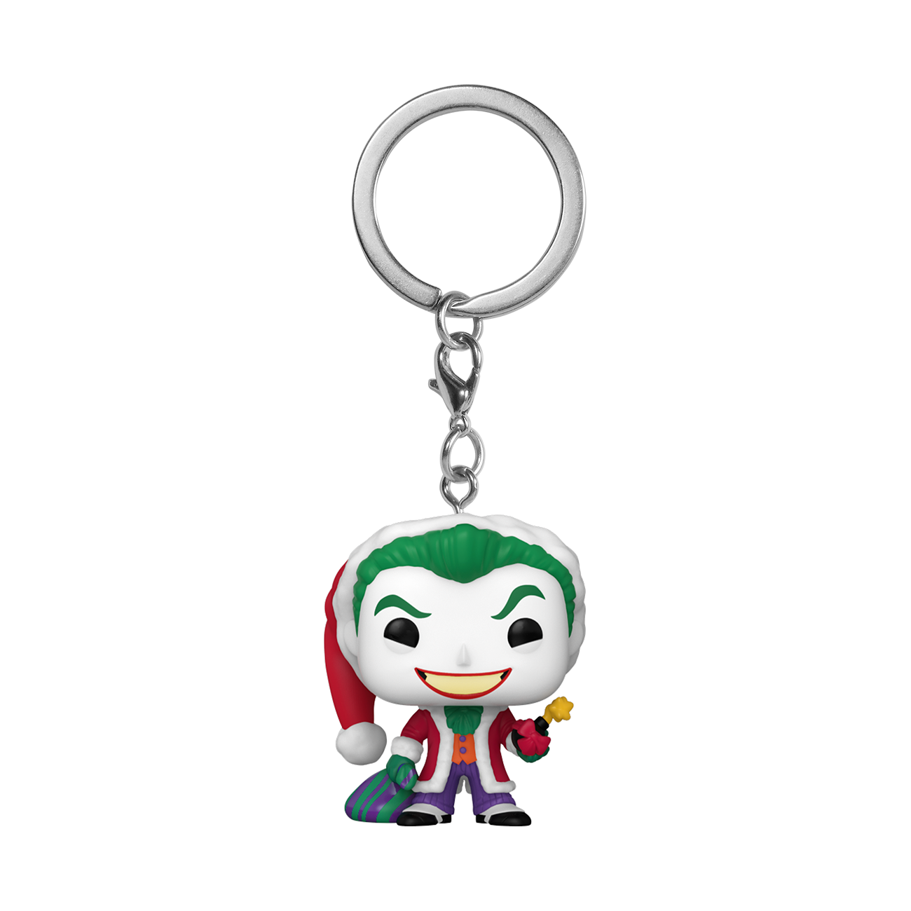 Funko Pocket Pop! Keychain: DC Holiday - The Joker - flash vidéo