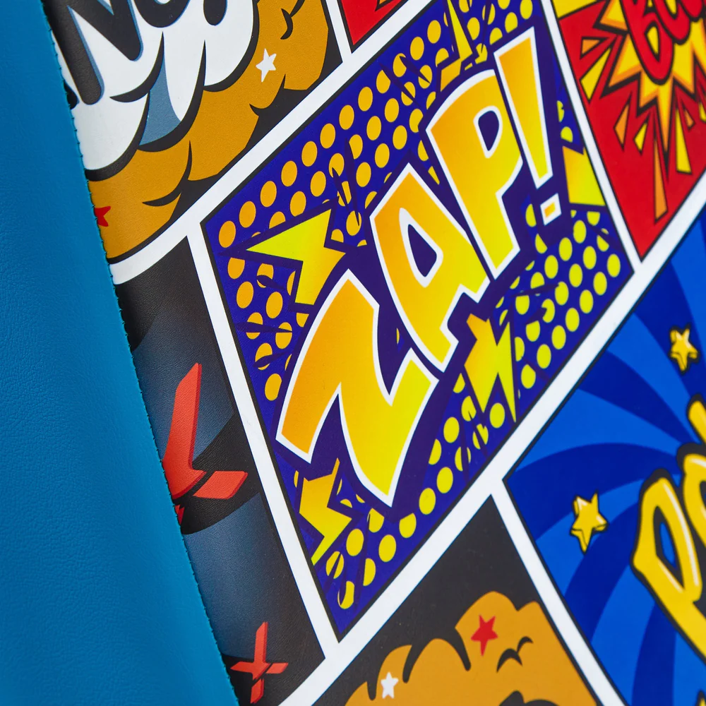 X Rocker - Siège de jeu pliable Video Rocker Comic Book Edition - flash vidéo