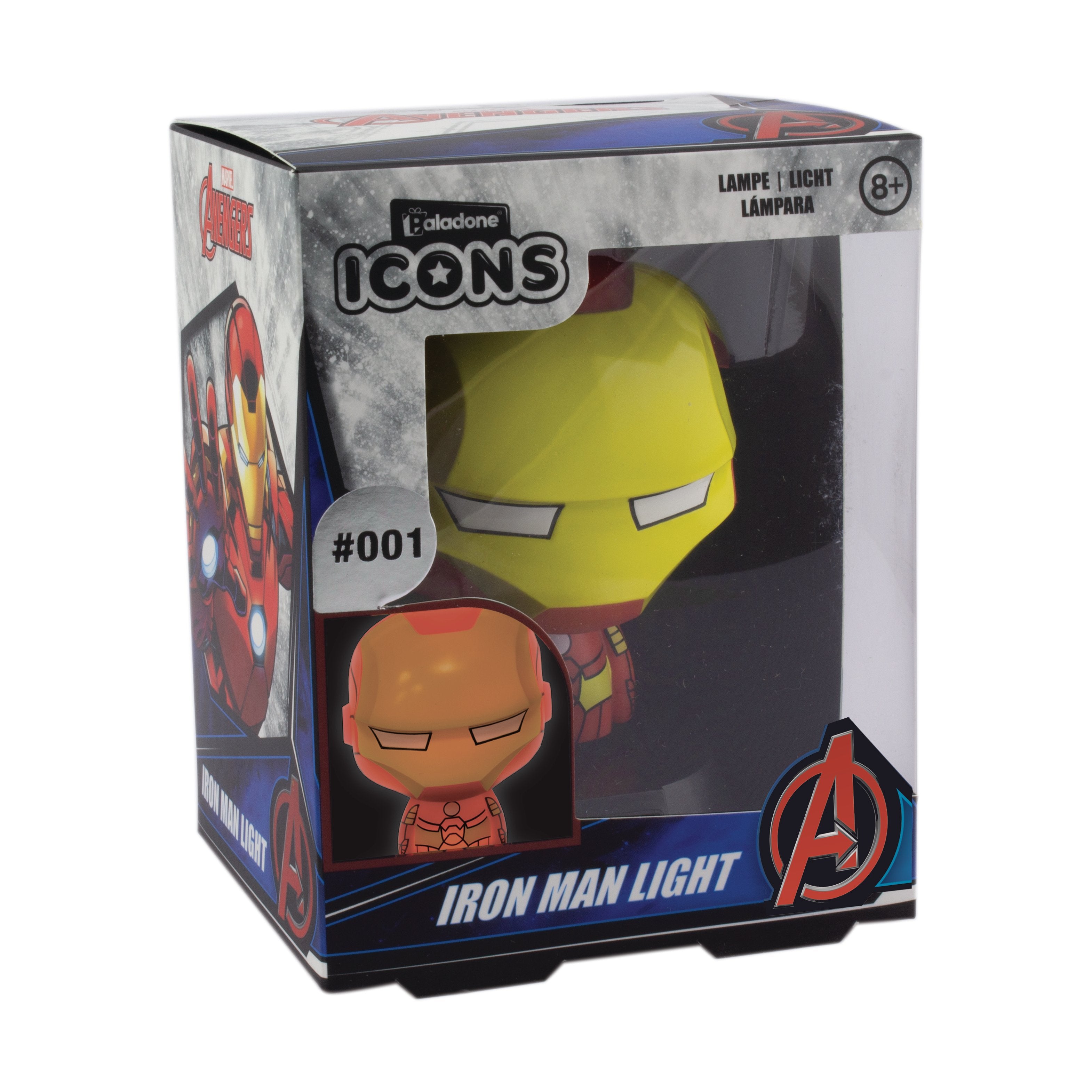 Marvel - Avengers Iron Man Icon Light - flash vidéo