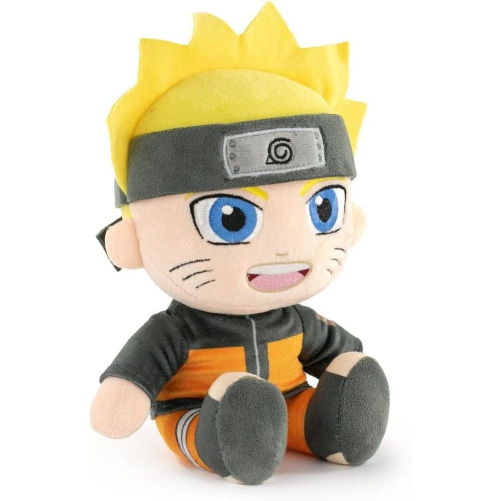Naruto Shippuden - Naruto Uzumaki Impulsion Assis - Peluche 29cm - flash vidéo