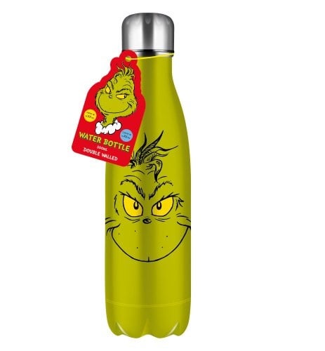 Le Grinch - Bouteille d'eau en métal 500ml - flash vidéo