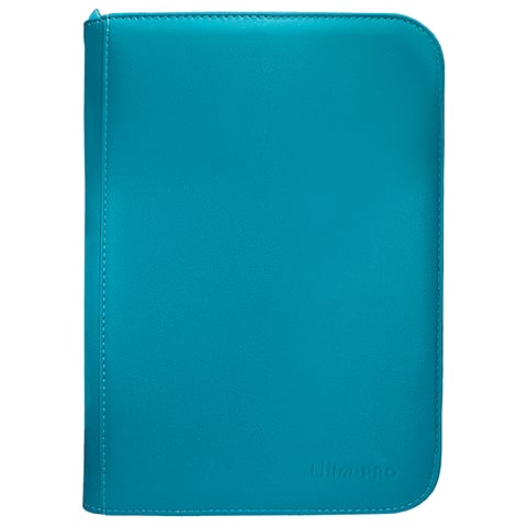 Ultra Pro - Vivid Portfolio 4 Pochettes avec Fermeture : Sarcelle - flash vidéo