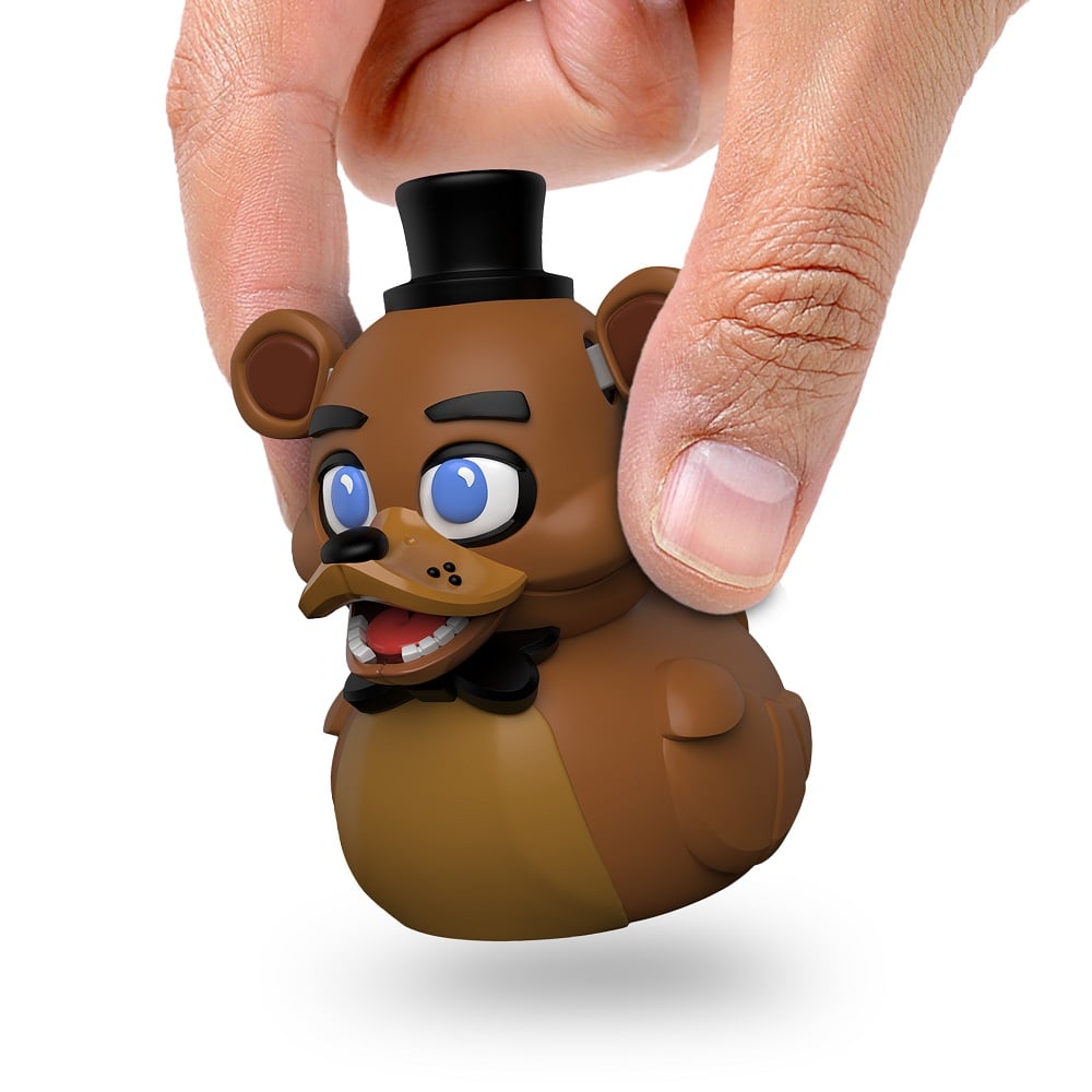 Numskull - Mini TUBBZ Canard de bain - Five Nights at Freddy's - Freddy (Édition baignoire) - 8cm - flash vidéo