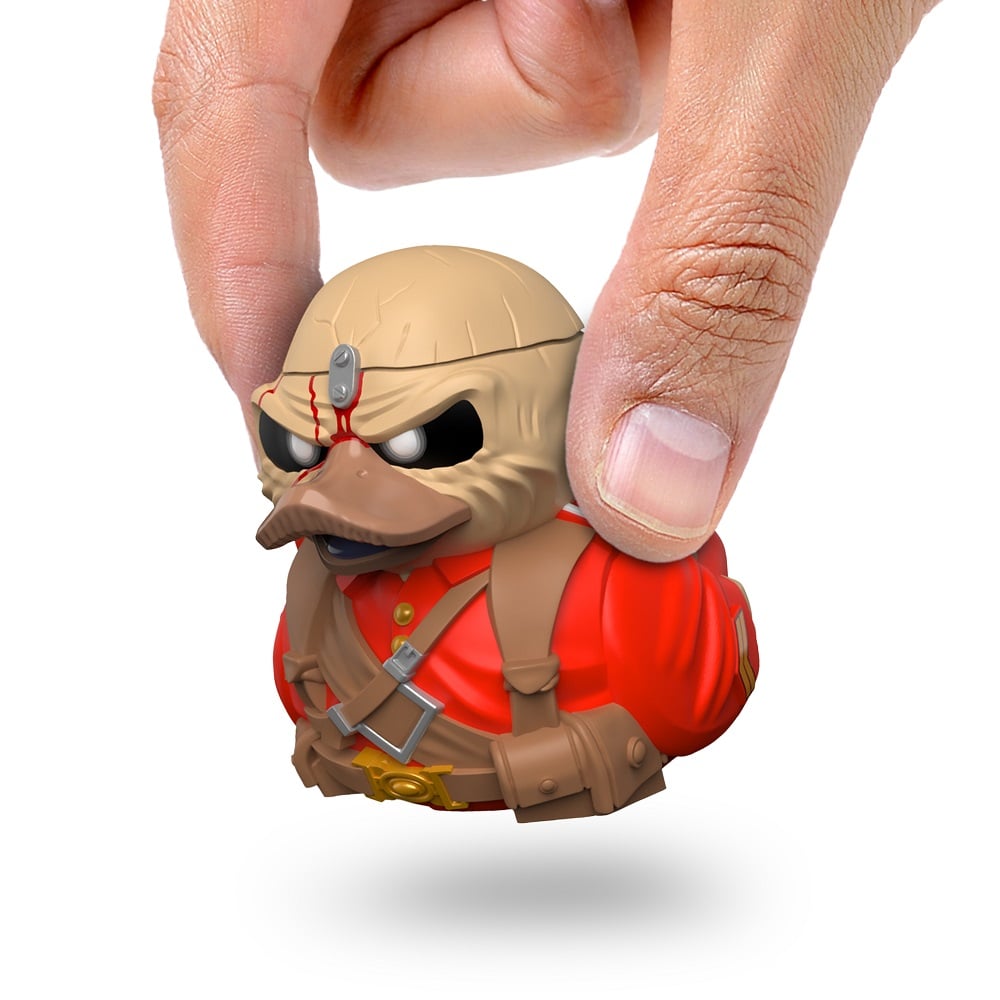 Numskull - Mini TUBBZ Canard de bain - Iron Maiden - Eddie The Trooper (Édition baignoire) - 8cm - flash vidéo