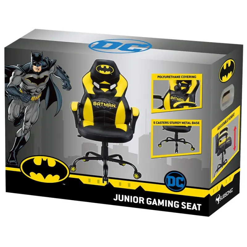 Subsonic - DC Comics - Chaise Gaming Junior - Batman V2 - flash vidéo