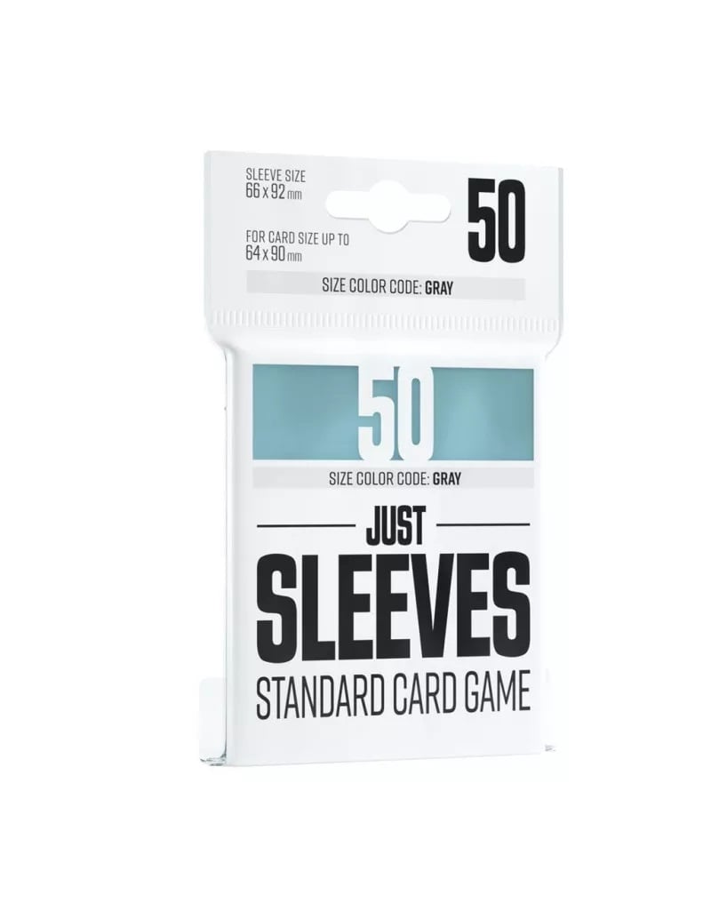 Just Sleeves - Sachet de 50 protèges-cartes standard transparent 66 x 92 mm - flash vidéo