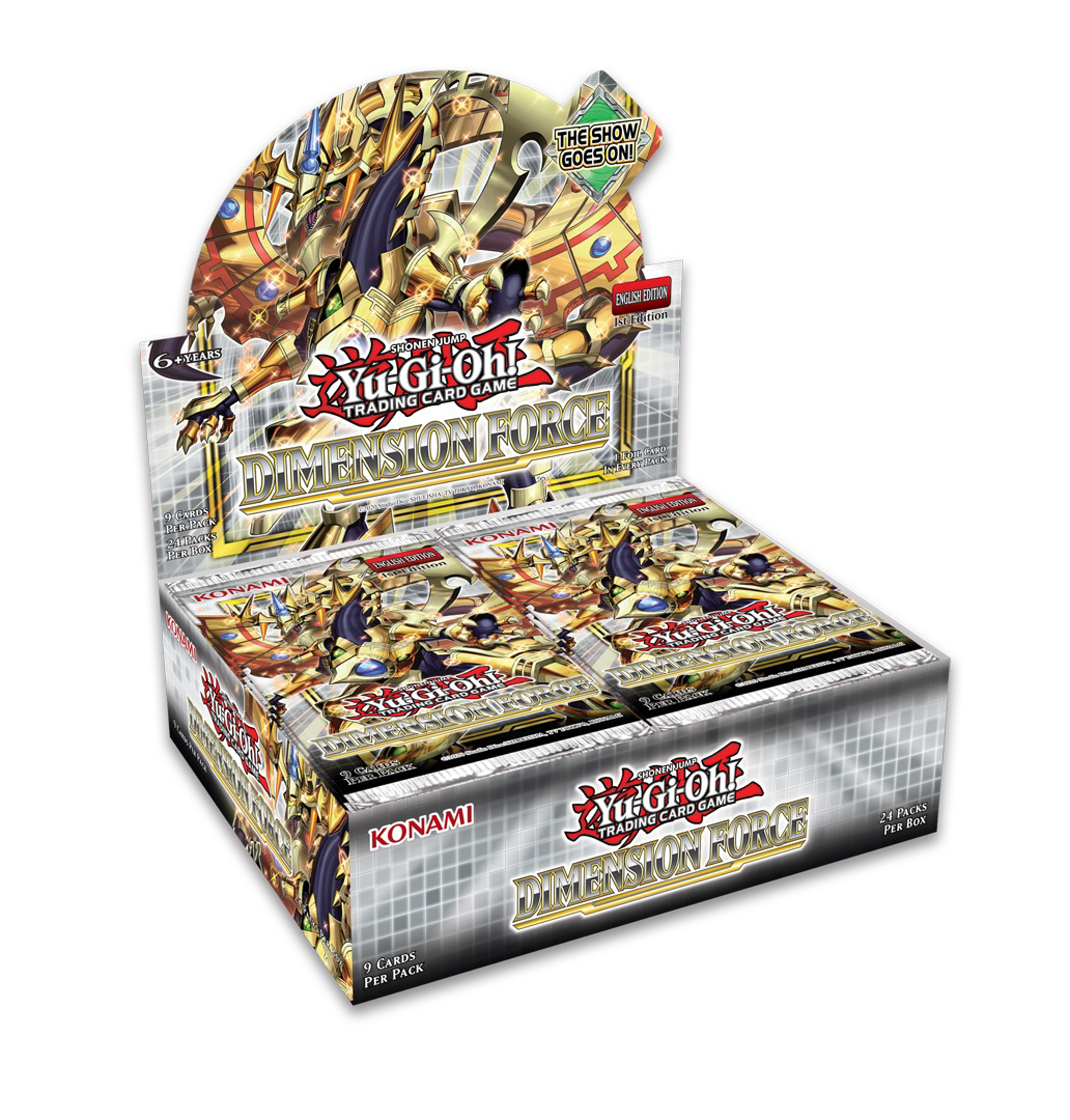 Yu-Gi-Oh! JCC - Display de Pack de Booster Force Dimensionnelle (24 Boosters) - flash vidéo